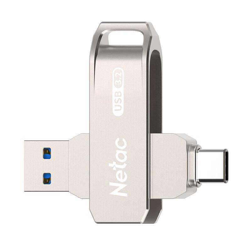 Netac USB-флеш-накопитель Type-C с двумя портами USB 3.2, тип US15