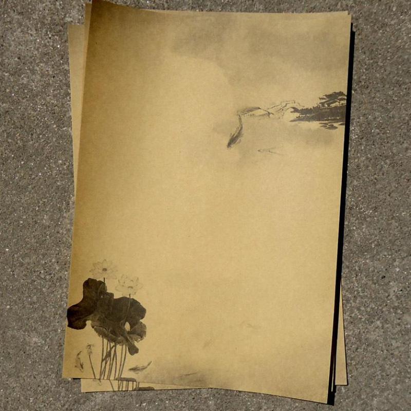 8Pcs Party Letter Paper Set Канцелярские принадлежности Школьный офисный блокнот для рисования Эскизный блокнот Канцелярские принадлежности