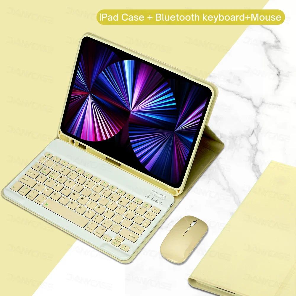 Для iPad Клавиатура с чехлом для нового iPad Air 11 M3 2025 Funda Съемная крышка-клавиатура