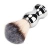 Shaving Brush Strong Cleaning Force Soft Premium Bristles Soft Hand Crafted Shaving Brush with Silver Handle for Home Salons
