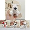 Adorable West Highland Terrier Plush Keychain Cute Couple Bag Charm Doll Toy