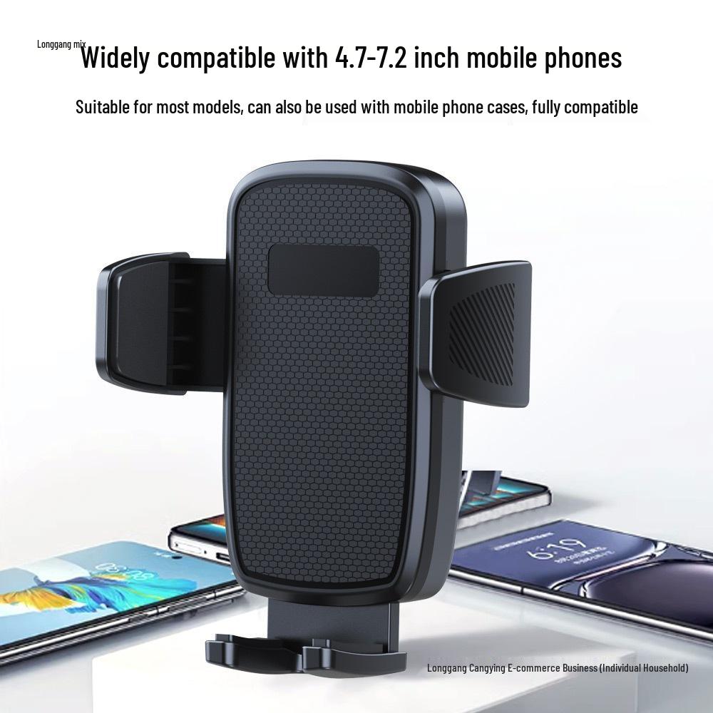 Universal Rotating Phone Holder for Car - Suction Cup Mount for Dashboard and Windshield