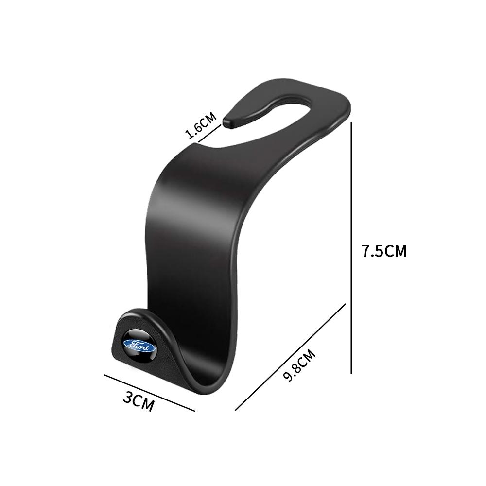 QVHI3 2/4Pcs Car Hidden Seat Back Hook Storage Hook For Ford Shelby Edge Ecosport ST Kuga Mustang Fiesta Mondeo Fusion Explorer Taurus