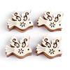 Arts Bird Decorative DIY Craft Natural Wood Peace Pigeon Wooden Scrapbooking Embellishment