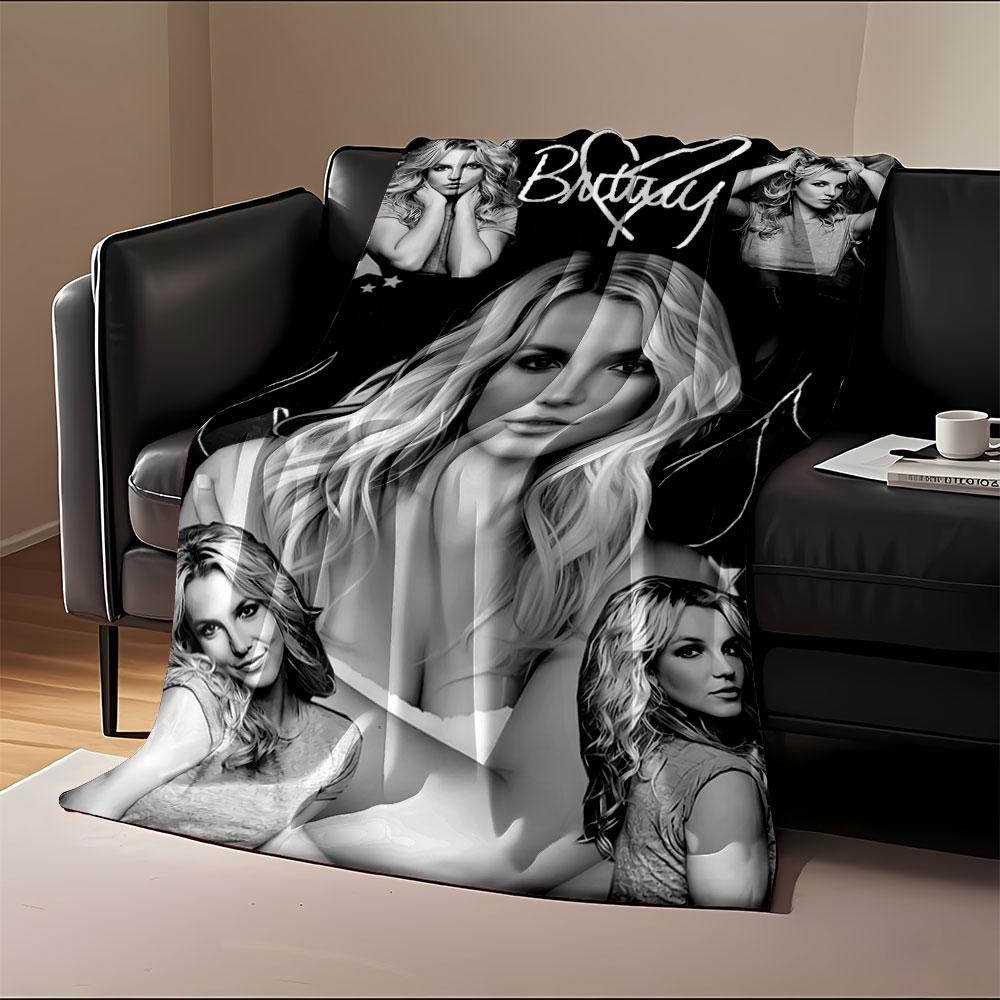 Pop Star Portrait Blanket for all seasons blanket lunch break throw gift