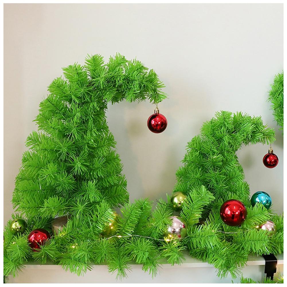 Рождественское украшение на елку ПВХ Настольное украшение Гибкие ветки