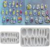 Silicone Mold Teardrop Shaped Accessories Mould Unique Epoxy Resin Jewelry Making Molds for Crafting Enthusiasts