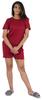 Inkmeso 2 Pcs Sleepwear Sets For Women Short Sleeve T Shirt & Shorts