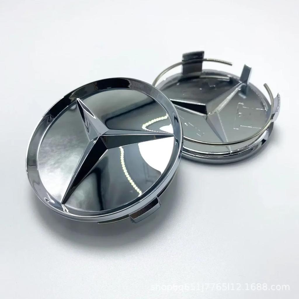 Hot 4Pcs 75MM Car Wheel Hub Center Badge Cap Covers for Mercedes Benz AMG a C GLA GLC Universal Fit Wheel Center Caps A171400