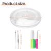 ABBY-15 Pcs Cookie Decorating Kit Supplies,Cookie Turntable,Cookie Brushes,Scriber Needles For Kitchen Baking Tools