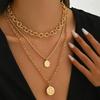 Bee Pendant Layered Necklace: Fashionable European & American Trend Clavicle Chain for Women