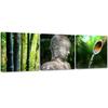 Set of Three Pictures Canvas Print Bamboo Zen Buddha