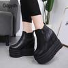 Luxury Brand Hot Ladies High Platform Boots Fashion High Heels Ankle Boots Women Black Party Wedges Shoes Woman Fall 2020