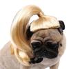 Cute Funny Pet Wig Adjustable Elastic Band Design Cat Wig Dog Wig Pet Cosplay Props Photography Prank Gifts
