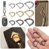 Craft Bag Strap Accessories Shoulder Webbing Buckle Screw D Buckle Clasp Open Screw D Ring Buckle