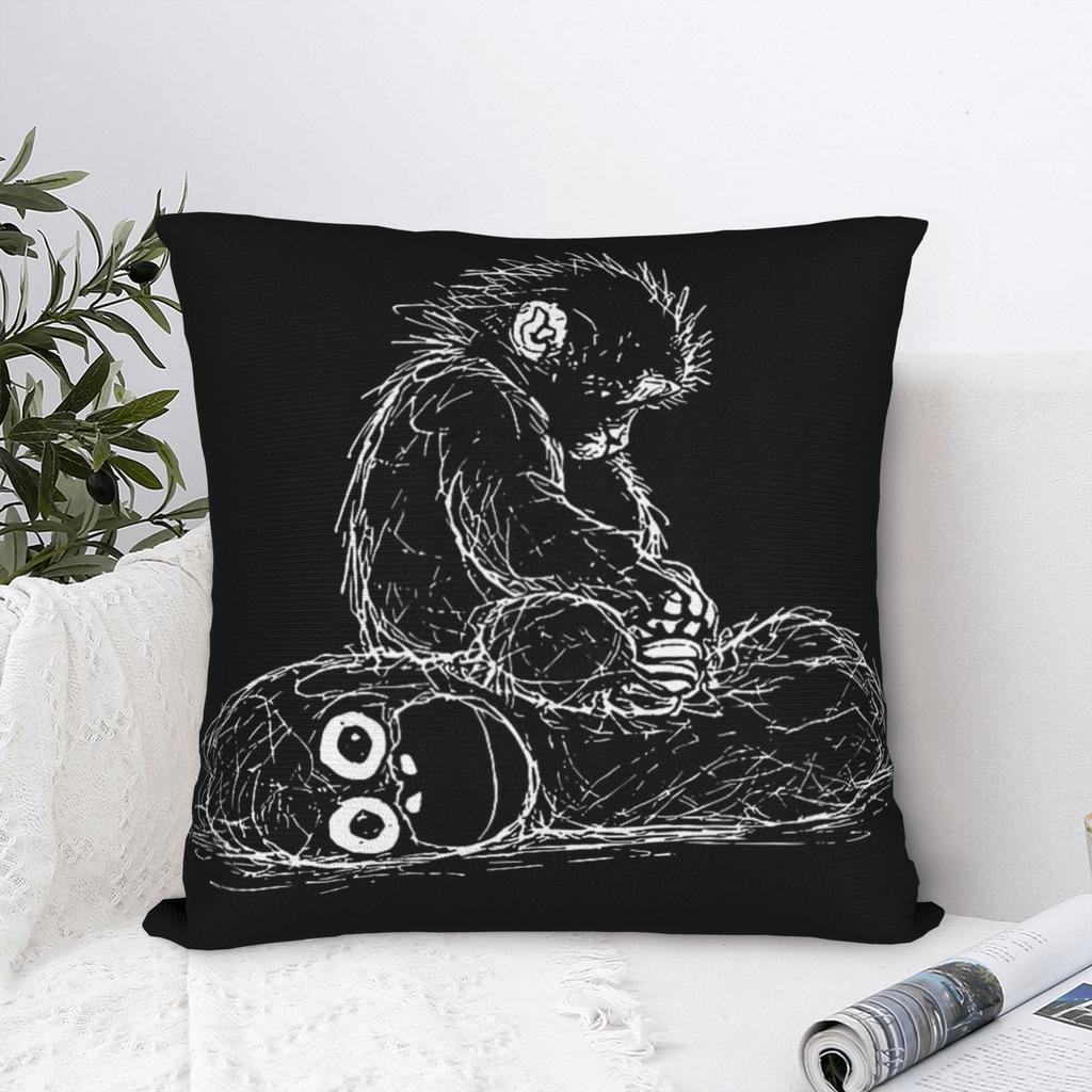 Punch Baby Monkey Plush Toy Pillow Cover Fashion Pillow Case For Chair Sofa Home Decor Soft Pillowcases Gift