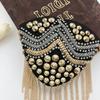 Rhinestone Shoulder Board Brooch Theatre Armband Jewelry Fringe Shoulder Mark  Cosplay