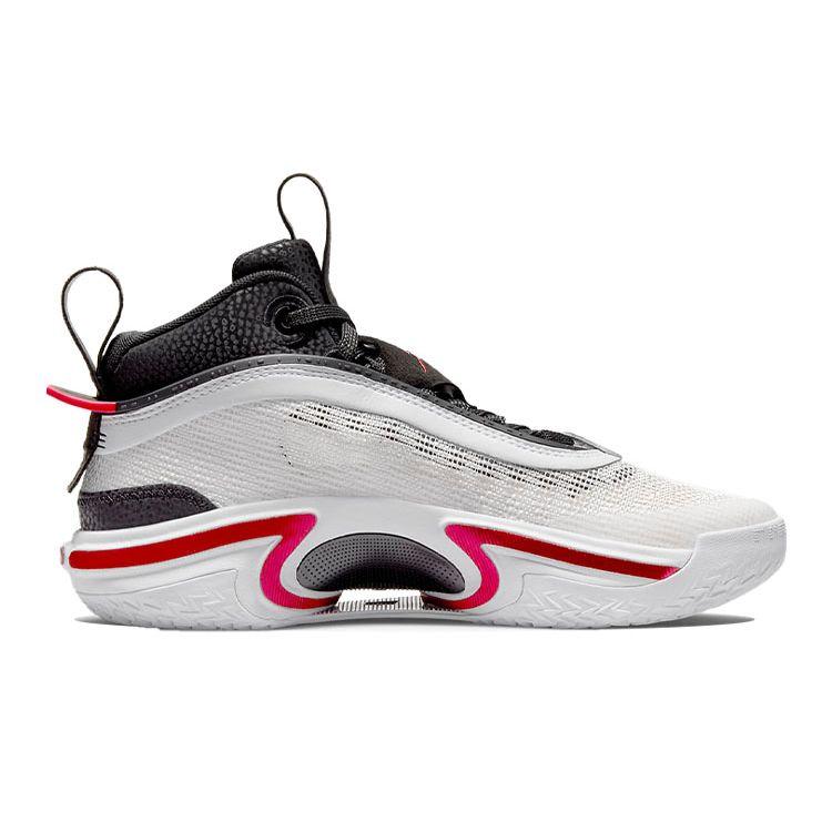 Детские кроссовки Air Jordan 36 GS Psychic Energy Белый Университет-Красный Черный DA9054-100