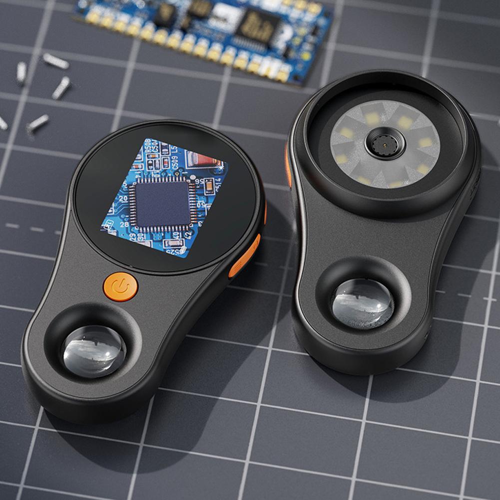 500X электронная лупа для монет 2 МП детский карманный микроскоп 2-дюймовый IPS экран с 8 светодиодами детское биологическое оборудование для улицы