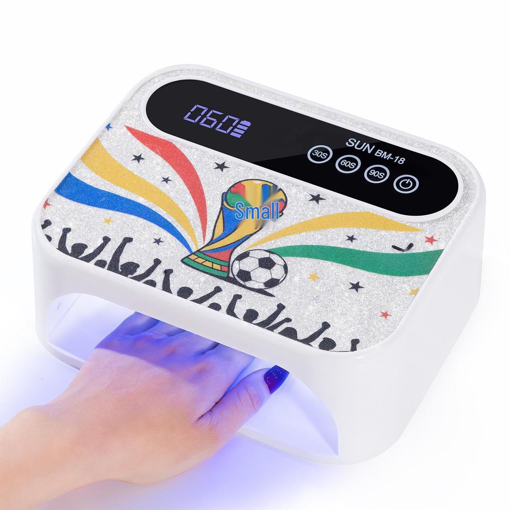 Перезаряжаемая беспроводная УФ-лампа для ногтей для быстрой сушки и полимеризации