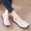 Women's Loafers Leather Driving Moccasins Comfort Flats Casual Slip On Walking Minimalist Shoes for Mother