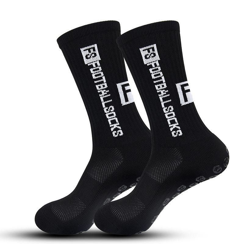 Футбольные носки Grip Socks - мужские толстые мягкие нескользящие спортивные носки с махровой подошвой