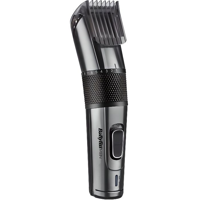 BaByliss E978E - Carbon Titanium Hair Clipper for Performance On Long Hair and Beards