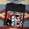 Горячая футболка Jojo Bizarre Adventure Anime для мужчин с крутым принтом Harajuku Japan Manga Streetwear унисекс футболка Camisetas Fshion Tee Top