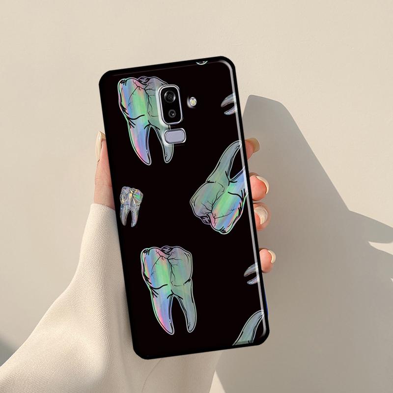 Чехол с рисунком зуба стоматолога для Samsung Galaxy J1 J3 J7 J5 2016 A3 A5 2017 J8 A7 A9 J4 J6 A6 A8 Plus 2018