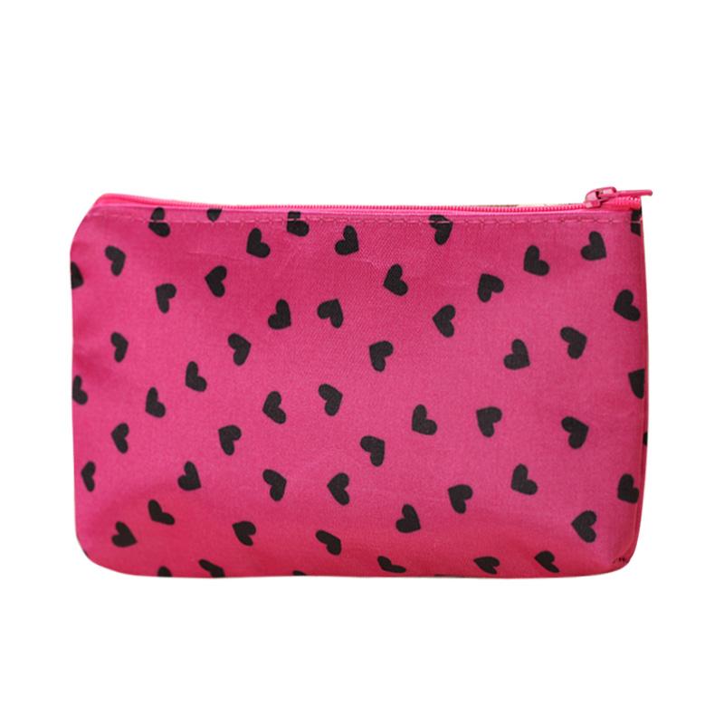 Women Cosmetic Bag Portable Cute Multifunction Beauty Zipper Travel Letter Makeup Bags Pouch Toiletry Organizer Holder Toiletry