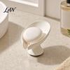 Waterproof Soap Stand Lotus Leaf Dish Holder, Self Draining Box, Luxury Bathroom Accessories Nordic Style Decorative Container, for Home Countertop