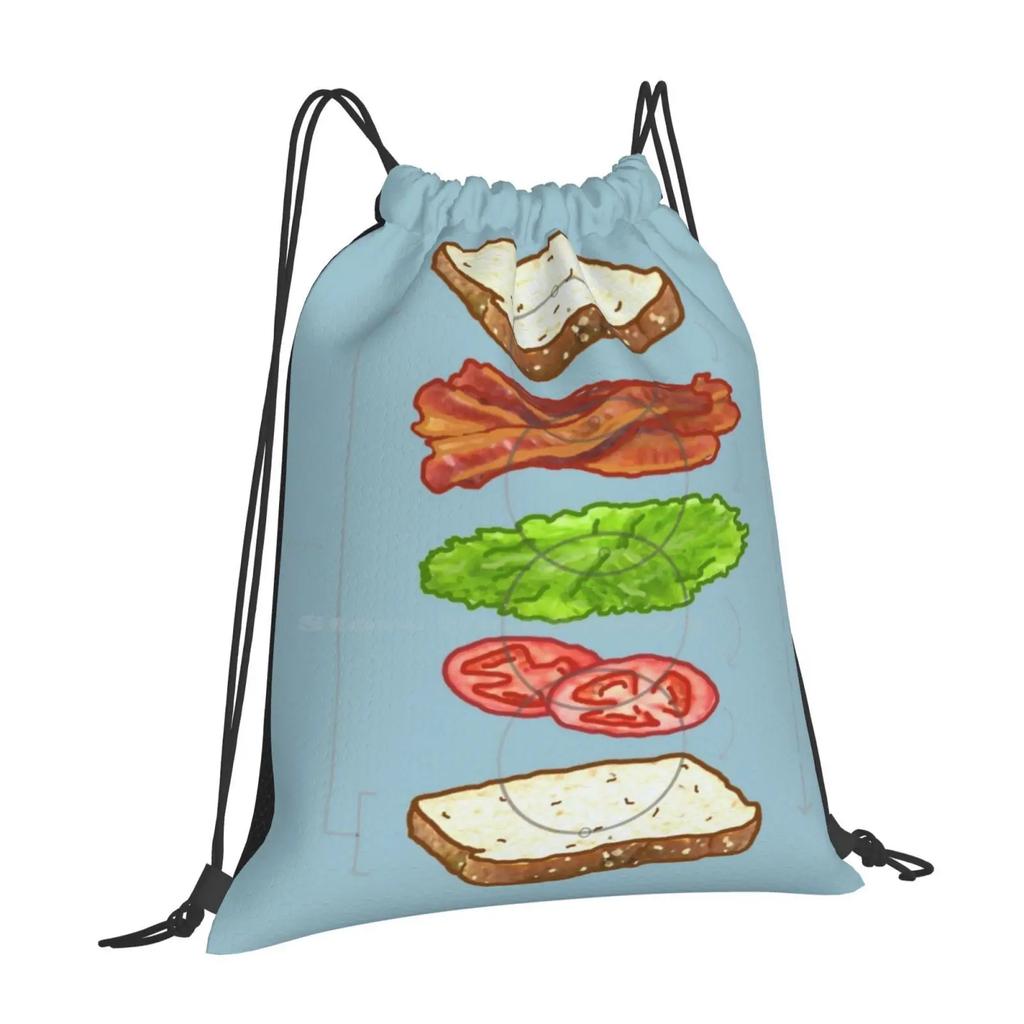 Blt Perfection Blueprint Tm Горячая Распродажа Школьная Сумка Рюкзак Модные Сумки Бургер Blt Чертеж Технические Науки Инженерия Еда