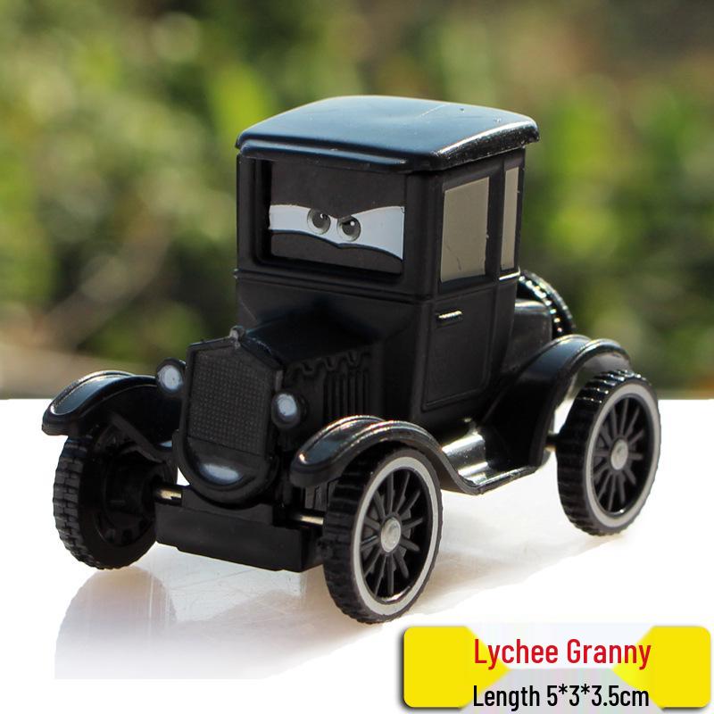 Набор машинок Pixar Cars из сплава: Модели МакКуина, Мэтра, Салли, Шерифа