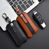 Premium Leather Car Key Pouch with Zipper for Men Thoughtful Gift Idea
