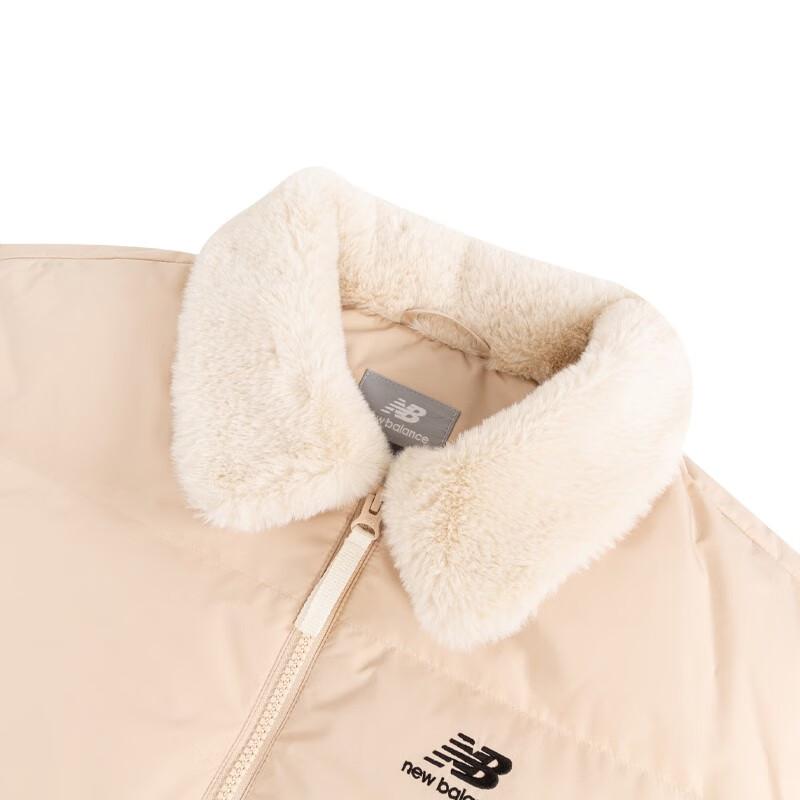 New Balance Женская пуховая куртка светло-коричневая 5PC43122-LBE
