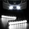 Car Light 8 Led Drl Fog Driving Daylight Daytime Running White Lamp