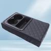 Подлокотник с подставкой для центральной консоли автомобиля, подлокотник с двумя подстаканниками, переносная подушка для подлокотника, чехол для увеличения высоты, более широкий слот для хранения