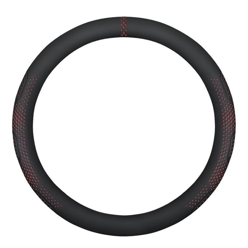 Universal Steering Wheel Cover BMW 2/3/4/5/7 Series X1-X6 38cm Diameter Synthetic Fiber Embroidered Sport Style