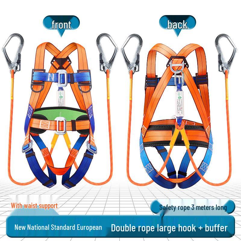 Junshi Full-Body Safety Harness for High-Altitude Work