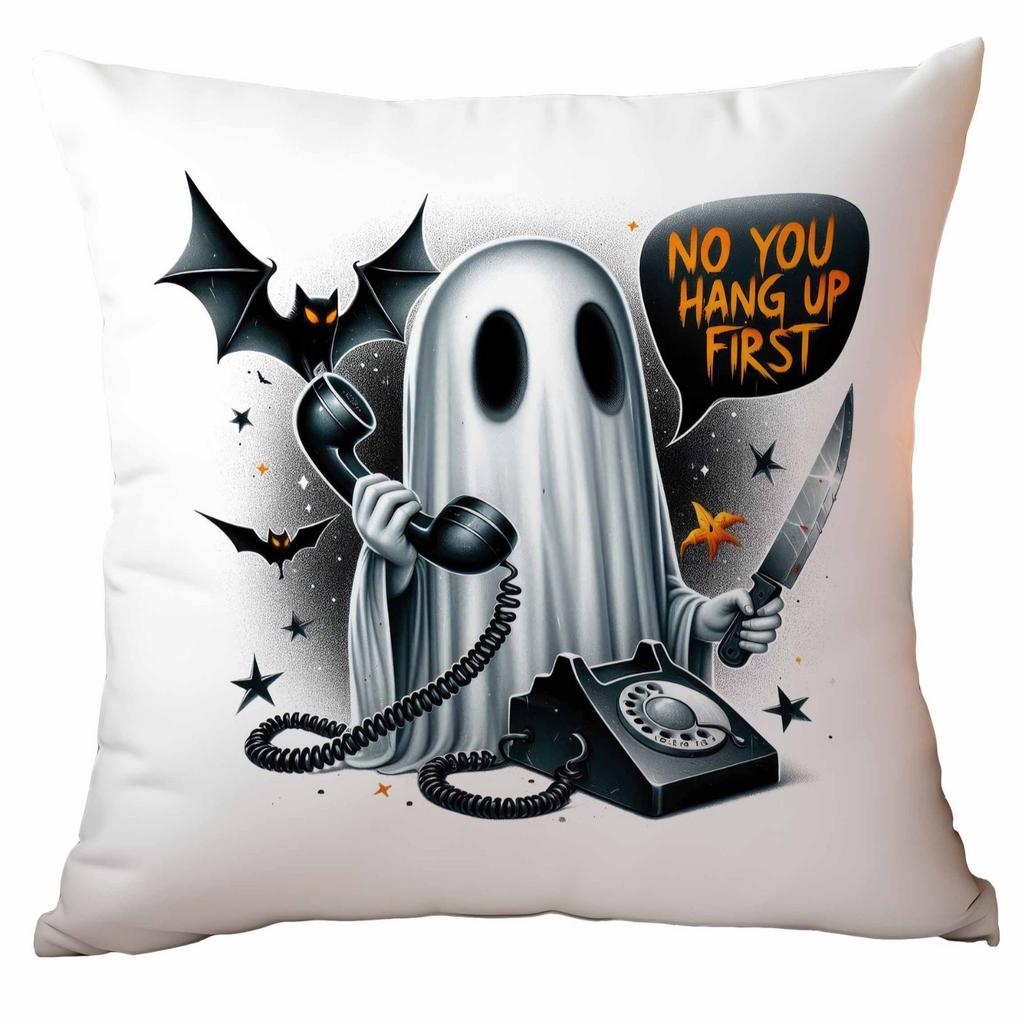 Новая Популярная Хэллоуинская Наволочка Милая Серия Привидений Льняной Материал Хэллоуин Украшение для Дивана