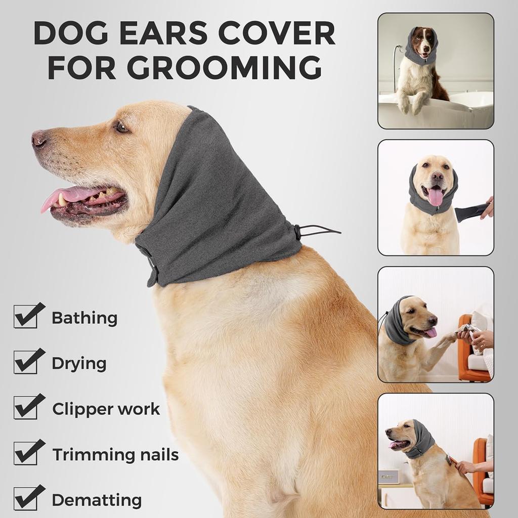 Orejas Silenciosas para Perros Diadema Calmante con Orejeras para Aliviar La Ansiedad Y Protección contra El Ruido Orejeras para Perros para Aseo