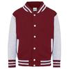 Awdis Childrens/Kids Heather Varsity Jacket