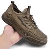 Модная легкая мужская повседневная обувь для улицы, противоскользящая, мужская обувь для ходьбы, дышащие мужские кроссовки, обувь для трекинга с перфорацией, кроссовки