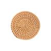 Wicker Anti-scald Mat Table MatBowl MatPlate Mat Heat Insulation Mat Teapot Mat Cup Mat SupportWoven Tea Ceremony Mat