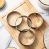 8/9/10Cm English Muffin Rings Crumpet Rings Double Rolled Tart Ring Round Stainless Steel Muffin Tart Rings Mold Baking Tools