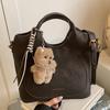 Повседневная ретро сумка большой вместимости женская зимняя новая модная сумка-тоут для поездок на работу, модная сумка-ведро