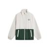 Li-Ning Lettuce Edge Water-Repellent UV-Resistant Color-Block Stand-Collar Windbreaker Long Sleeve Early Autumn Coat Unisex Coats AFDU701-1