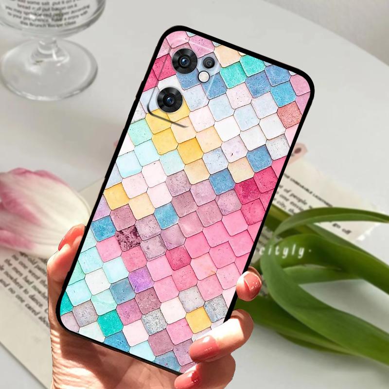 Чехол для Oppo Find X5 Lite CPH2371 Модный Мягкий Силиконовый TPU Матовый Чехол для Телефона Для OPPO FINDX5 Lite 5G Ударопрочный Бампер Fundas