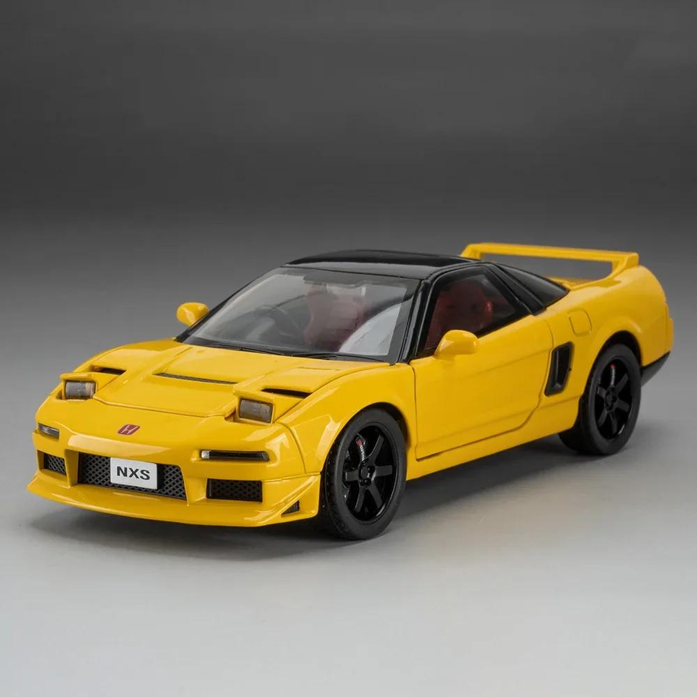 1:32 Honda NSX Accord Alloy Model Toys Miniature Cars Diecast Vehices Doors Opened with Sound Light Pull Back Toy Kids Presents AS1
