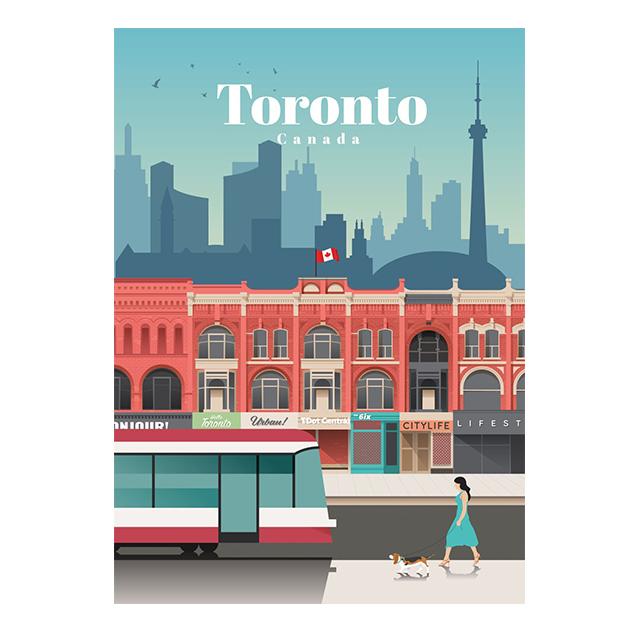 Urban Tourism Architecture Poster Wall Art Oil Painting Printmaking Modern Urban Architecture Landscape Painting Living Room